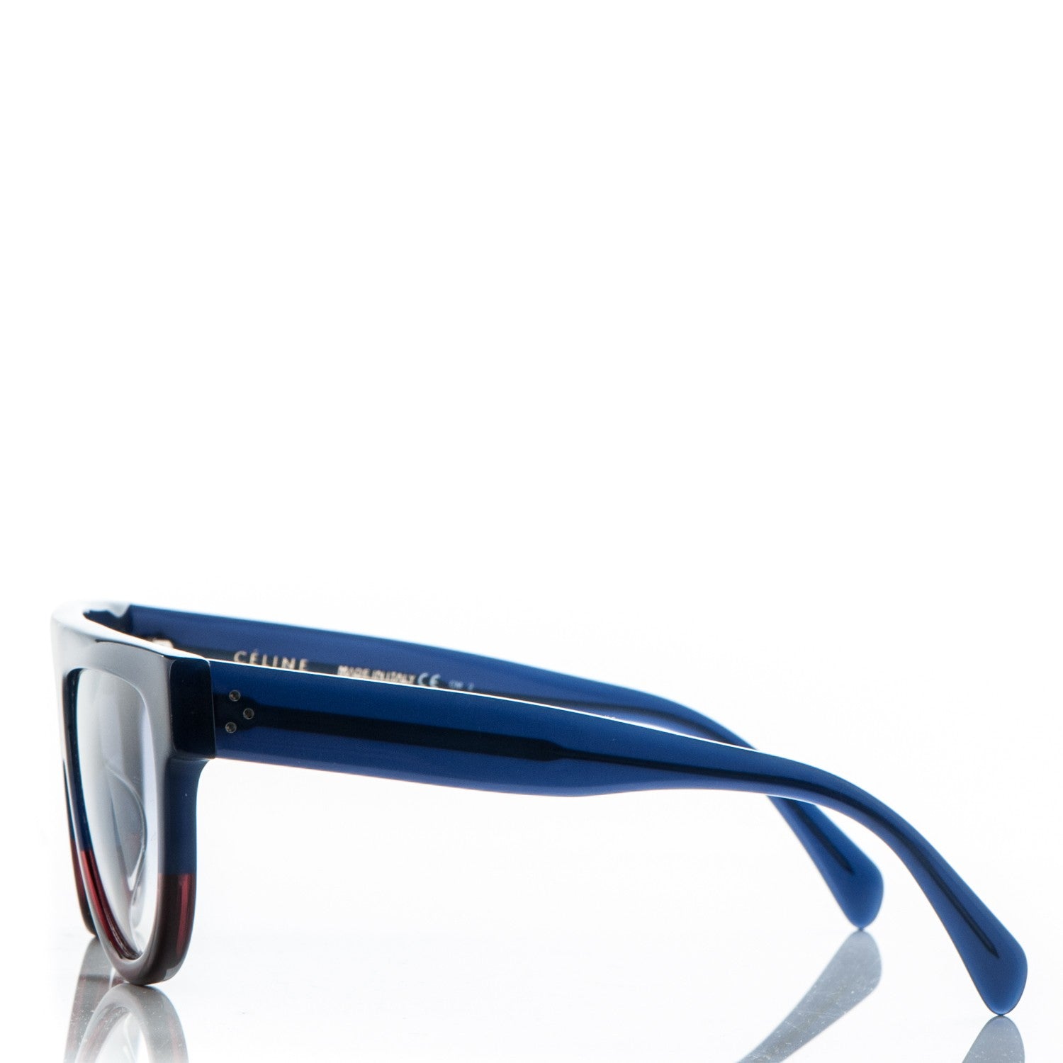 Celine Shadow Sunglasses CL 41026/S Blue Red 2 of 6