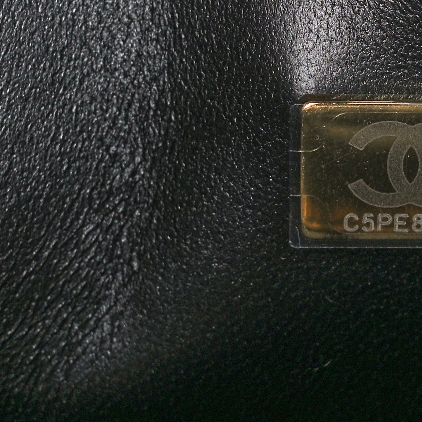 Lambskin Quilted Small Double Flap Black