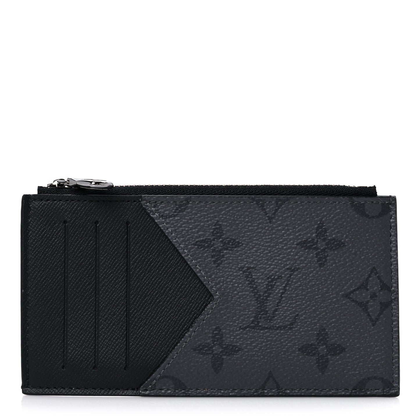 Reverse Monogram Eclipse Taiga Coin Card Holder