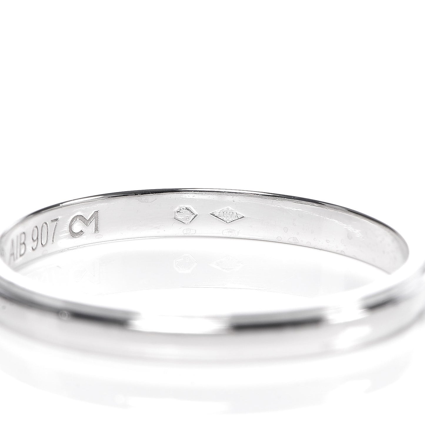 Platinum 2.5mm D'Amour Wedding Band Ring 58 8.25