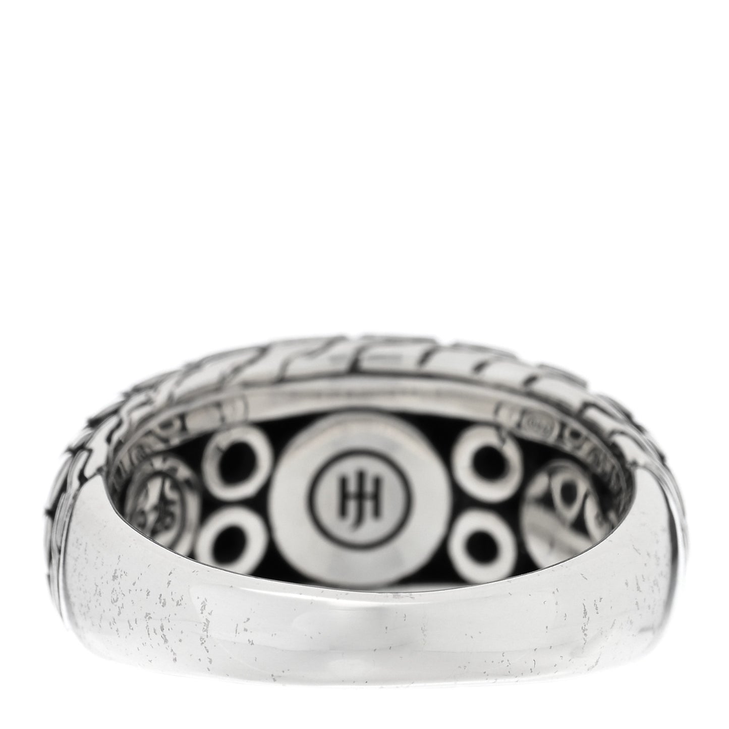 Sterling Silver Dot Dome Ring 57 8