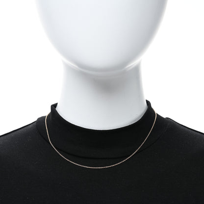 Tiffany 18K Rose Gold Chain Necklace 16" 3 of 5
