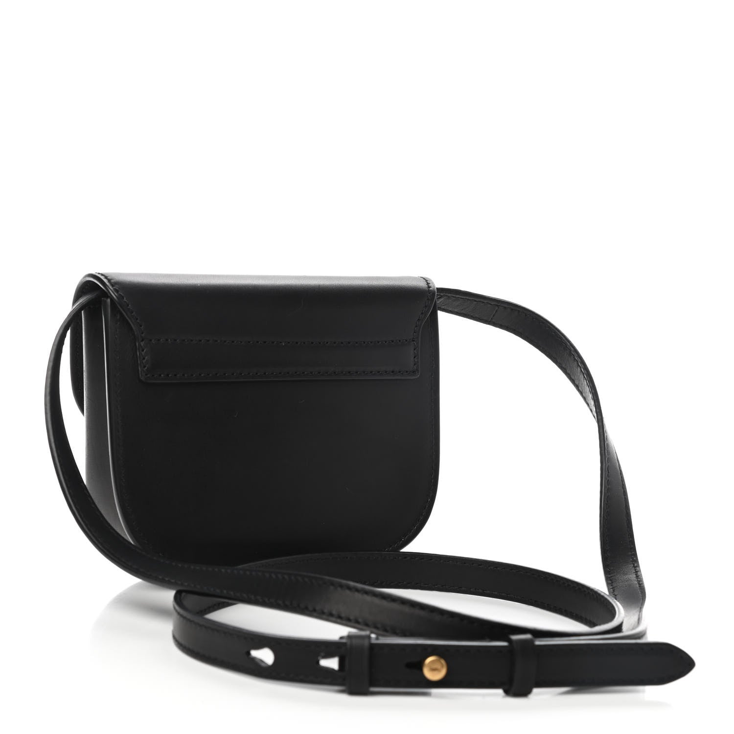 Saint Laurent Smooth Calfskin Mini Classic Monogram Kaia Satchel Black 2 of 7