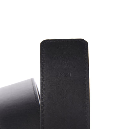 Louis Vuitton Calfskin Monogram 40mm LV Initiales Reversible Belt 80 32 Black 4 of 8