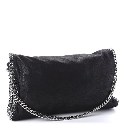 Stella McCartney Shaggy Deer Falabella Fold Over Tote Black 4 of 11