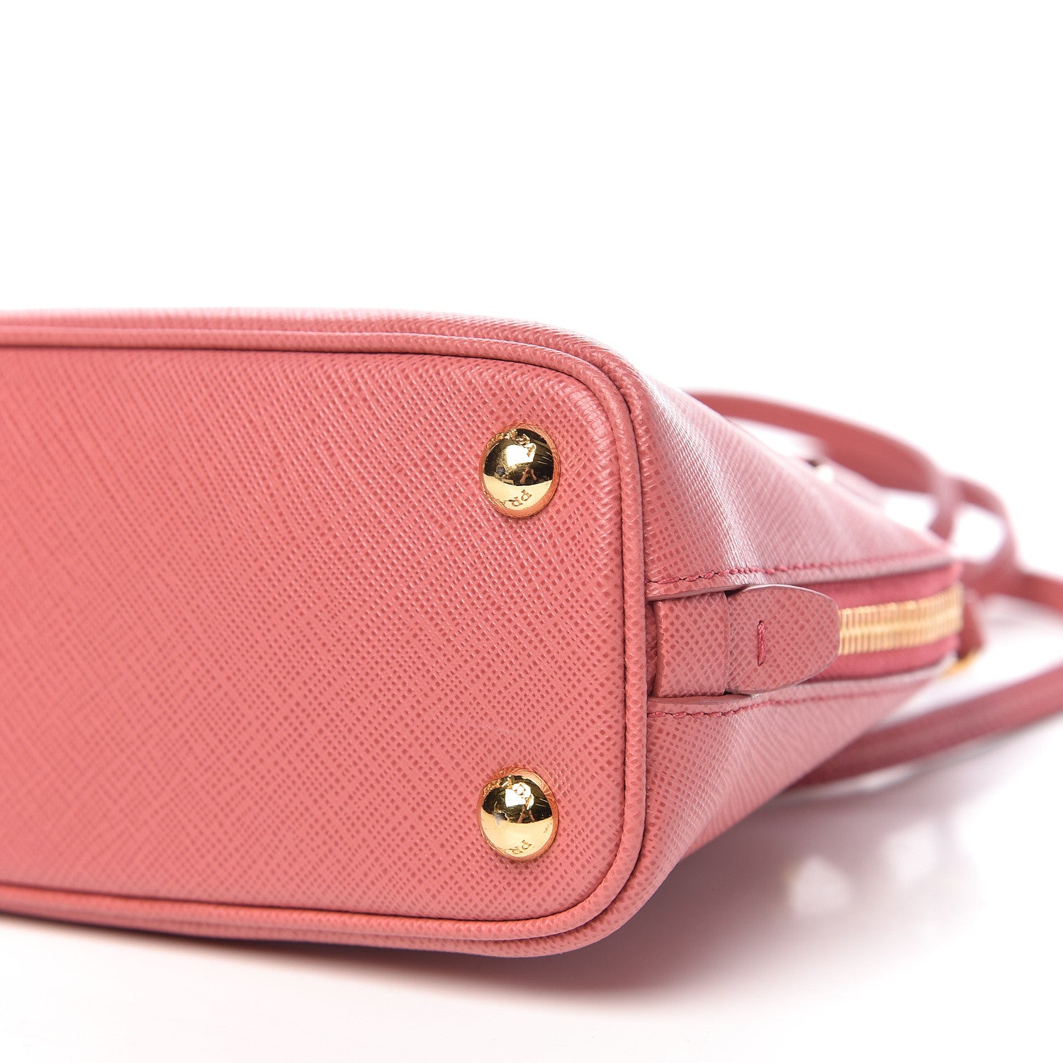 Prada Saffiano Lux Mini Promenade Tote Peonia 10 of 11