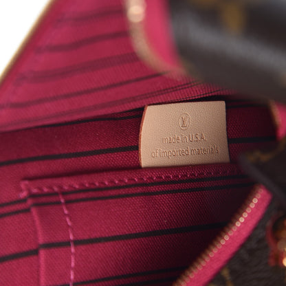 Louis Vuitton Monogram Neverfull MM GM Pochette Pivoine 7 of 8