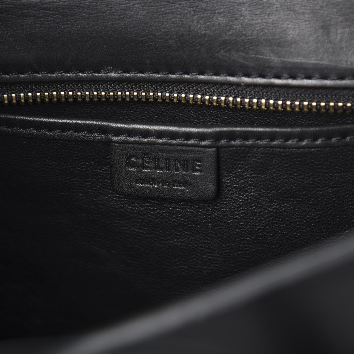 Celine Pony Hair Nano Tri-Color Luggage Royal Blue 6 of 10