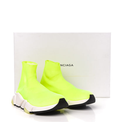 Balenciaga Neoprene Knit Womens Speed Sneakers 37 Yellow Fluo 8 of 8