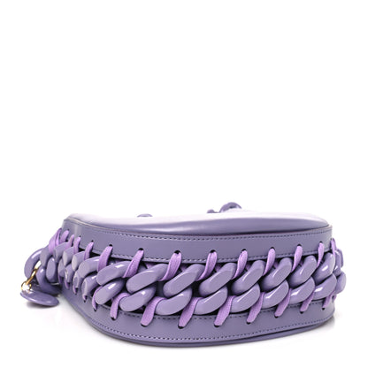 Stella McCartney Eco Alter Nappa Small Frayme Puffer Shoulder Bag Grape 4 of 9