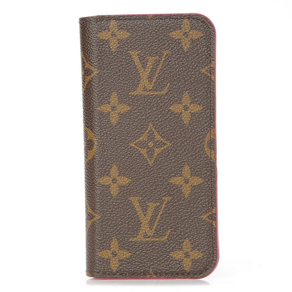 Louis Vuitton Monogram iPhone 7 Folio Case Pink 1 of 9