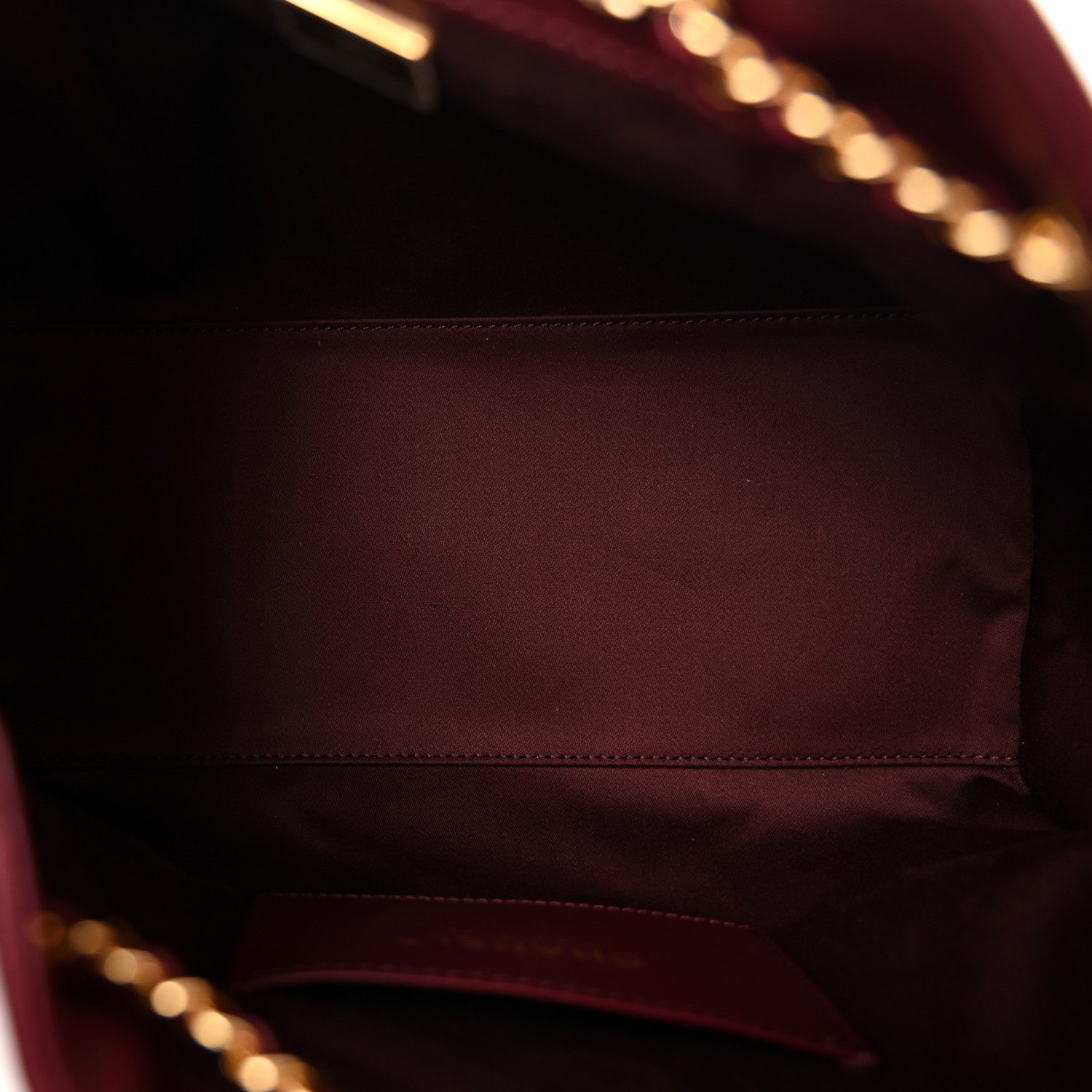 Chanel Caviar Quilted Small Chanel 25 Handbag Burgundy 5 of 11