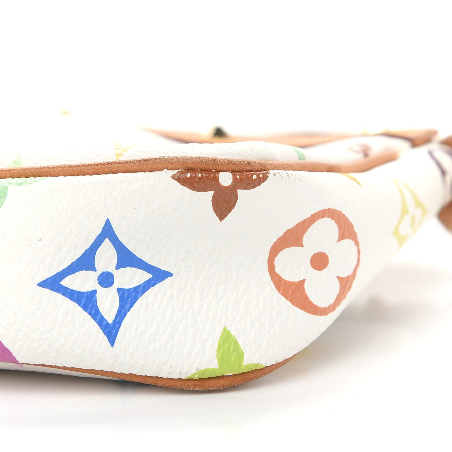 Monogram Multicolor Pochette Accessories White