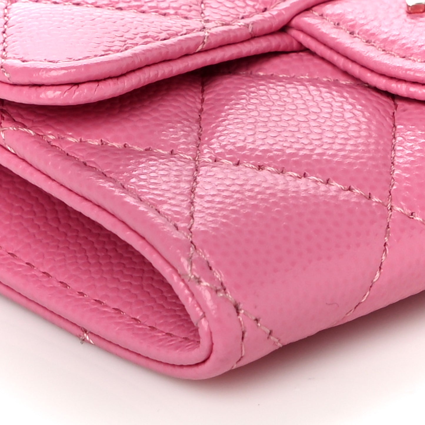 Caviar Quilted Belt Bag Pink