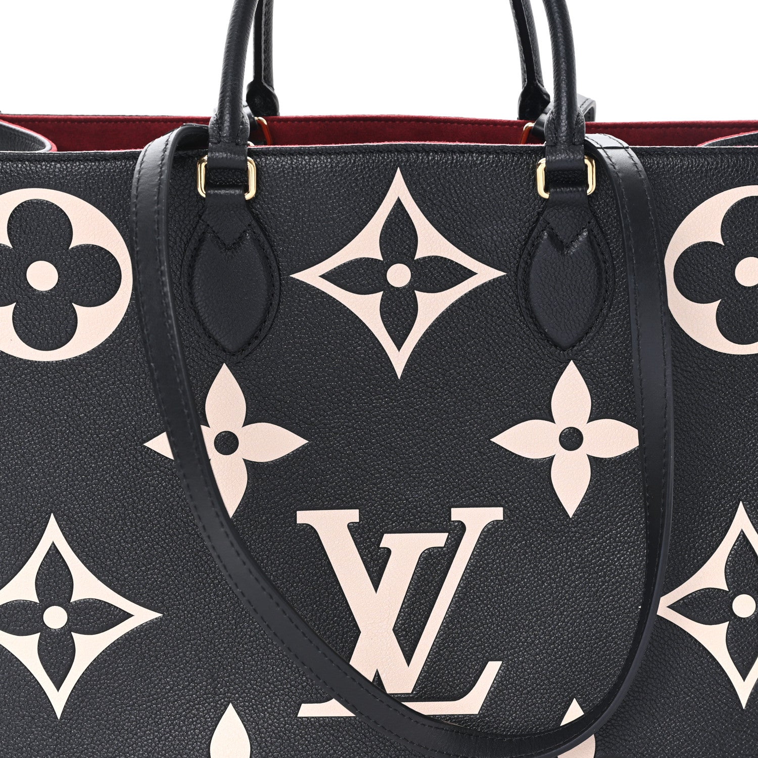 Louis Vuitton Empreinte Monogram Giant Onthego GM Black Beige 7 of 9
