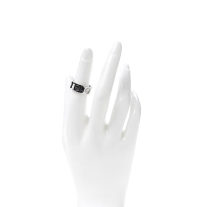 Cartier 18K White Gold 7mm Astro LOVE Ring 50 5.25 2 of 5