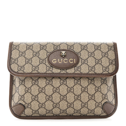 Gucci GG Supreme Monogram Neo Vintage Web Belt Bag Brown 1 of 11