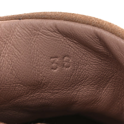 Hermes Sport Goatskin Suede Goatskin Bouncing Sneakers 38 Nude 9 of 11