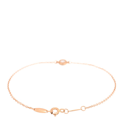 Tiffany 18K Rose Gold Diamond .10ct Elsa Peretti Diamonds by the Yard Bracelet 2 of 4