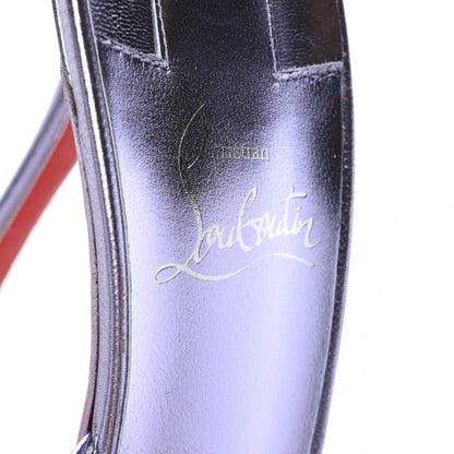 Christian Louboutin Metallic Nappa Me Dolly 100 Sandals 38 Lilac Smoke 7 of 8