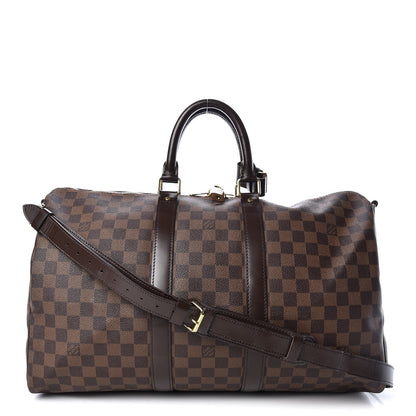 Louis Vuitton Damier Ebene Keepall Bandouliere 45 1 of 18