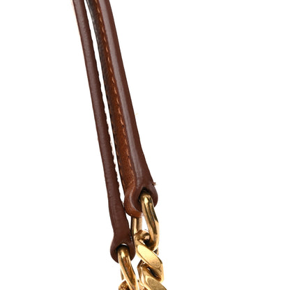 Saint Laurent Calfskin Monogram Medium Niki Chain Satchel Cognac 10 of 10