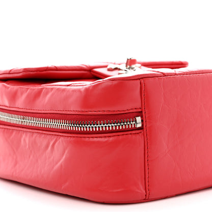 Chanel Aged Calfskin Quilted Top Handle Camera Case Red 9 of 11