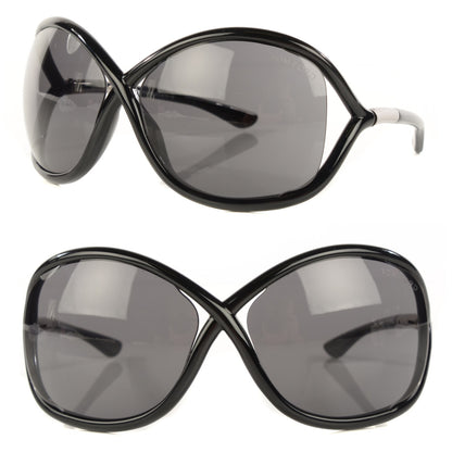 Tom Ford Acetate Whitney Crossover Sunglasses TF9 Black 1 of 6