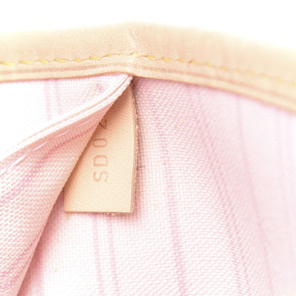 Louis Vuitton Damier Azur Neo Neverfull MM Rose Ballerine 8 of 12