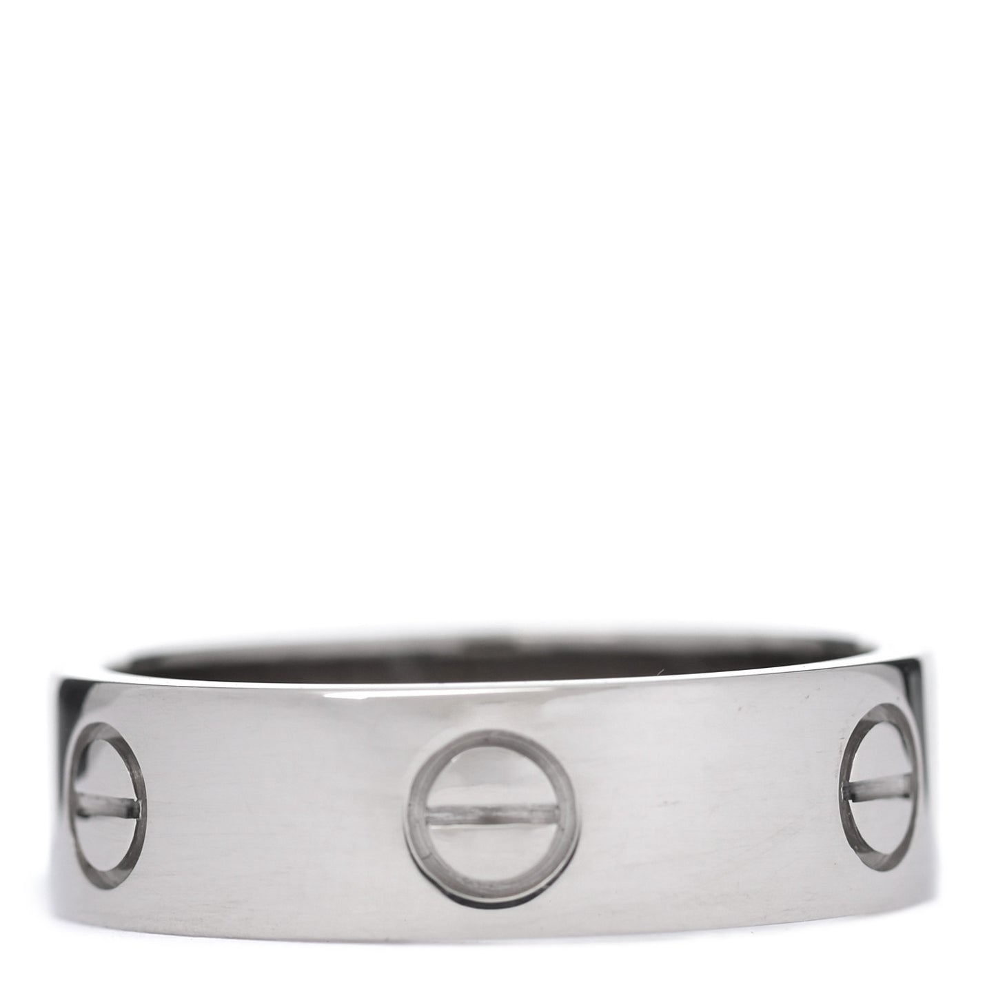 18K White Gold 5.5mm LOVE Ring 59 8.75