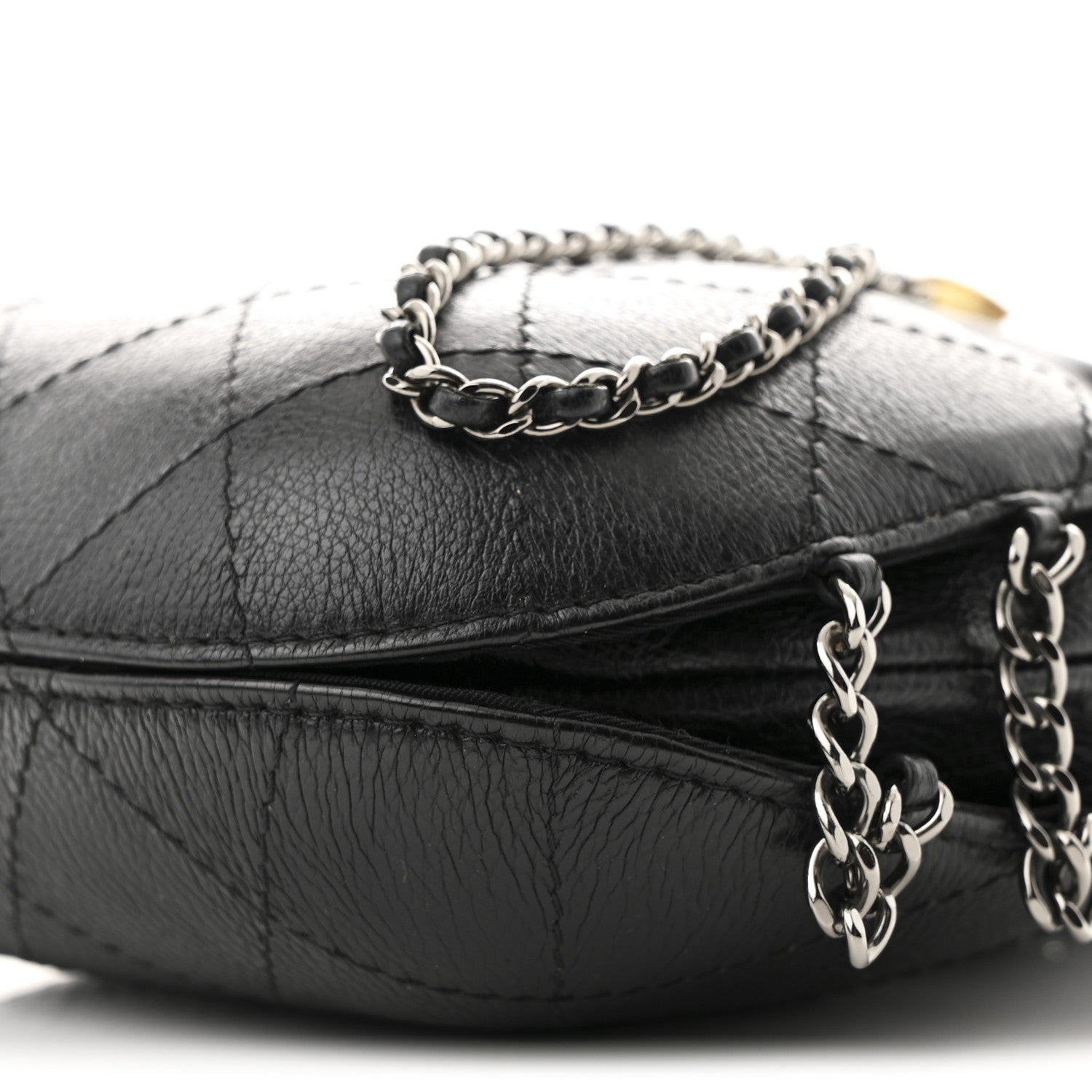 Chanel Calfskin Quilted Small Gabrielle Bucket Black 9 of 9