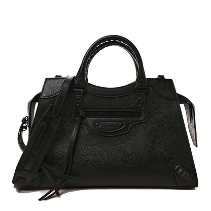 Balenciaga Grained Calfskin Black Hardware Neo Classic City Black 1 of 9
