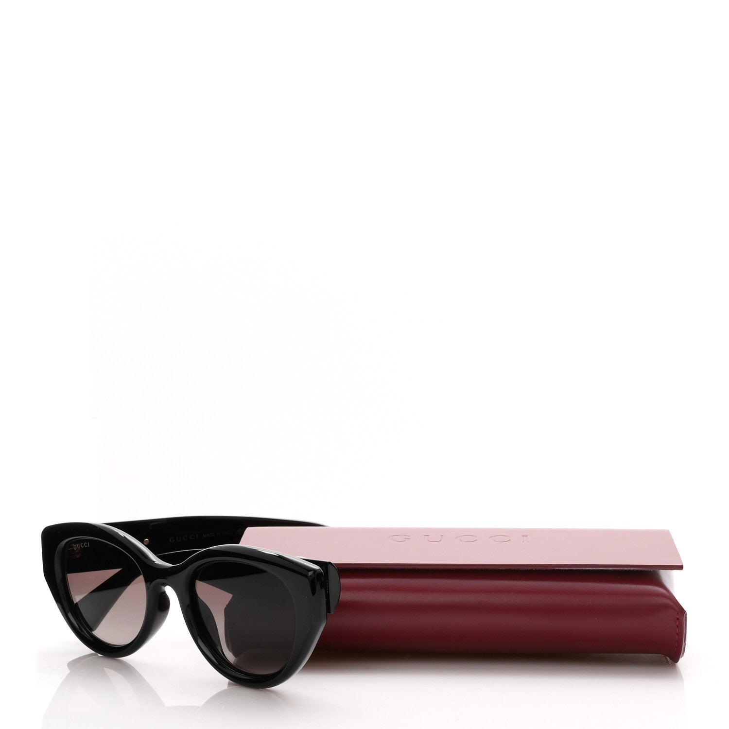 Gucci Acetate Low Nose Bridge Fit Sunglasses GG1976SK Black 8 of 8