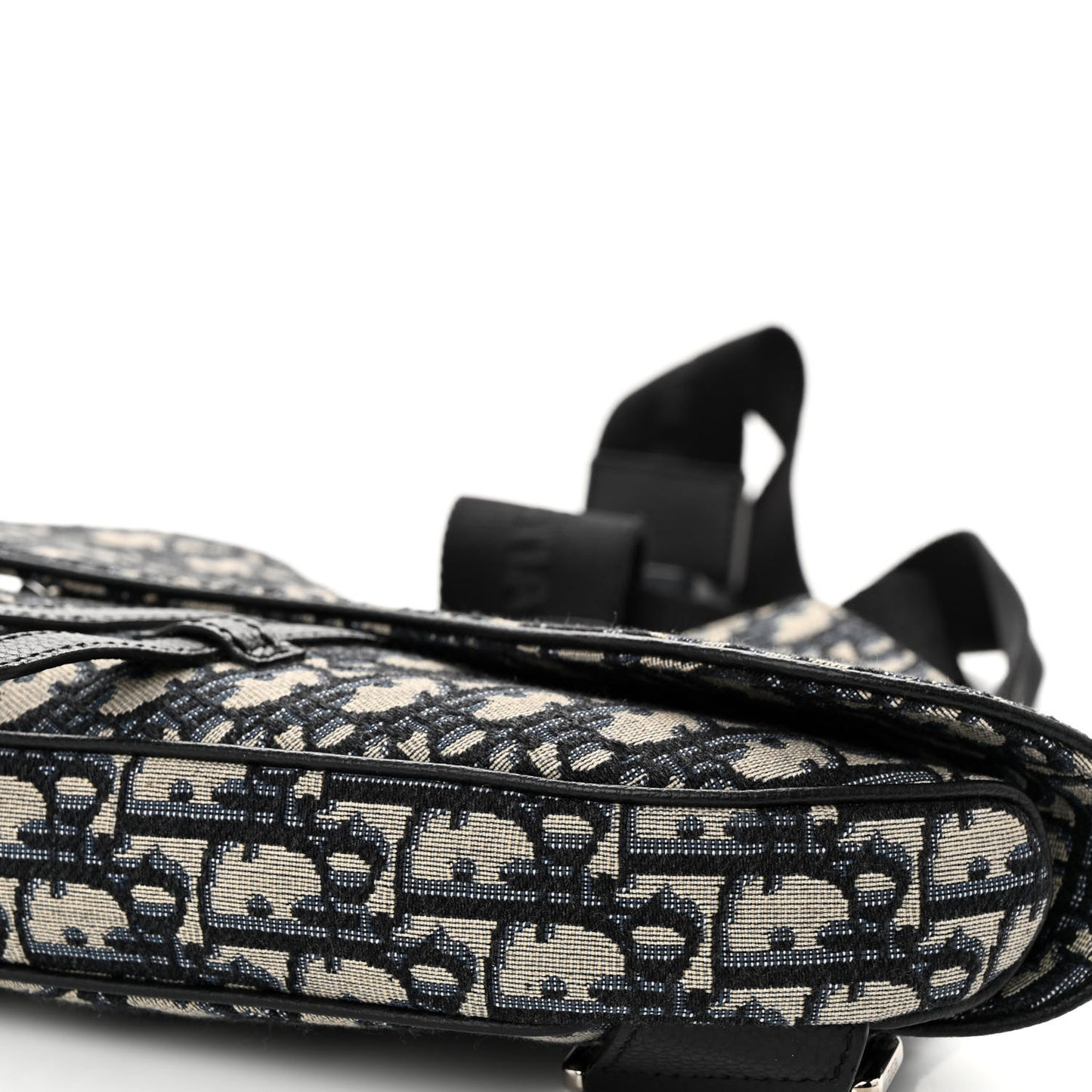 Oblique Mens Saddle Bag Blue