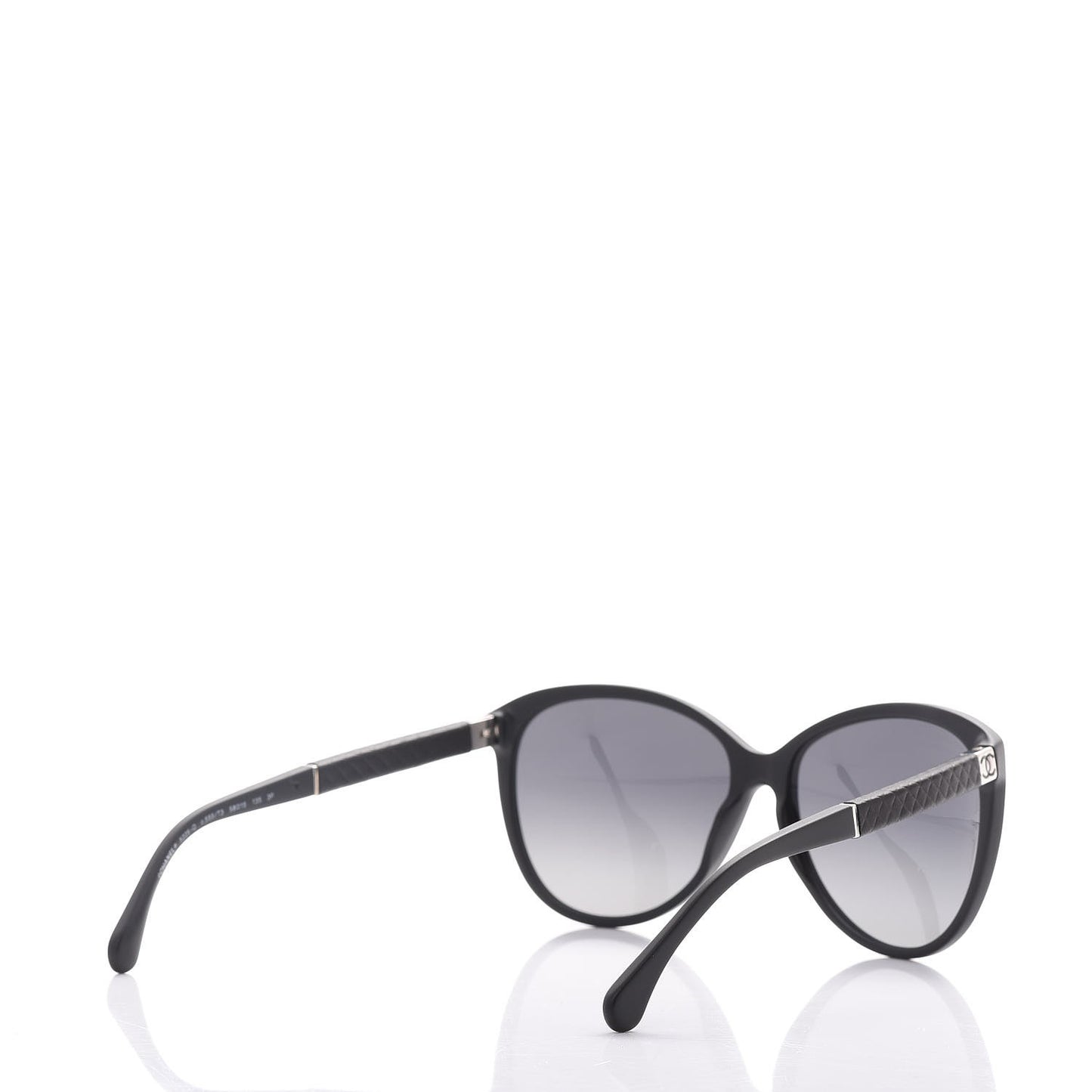 Quilted CC Sunglasses 5225-Q Black