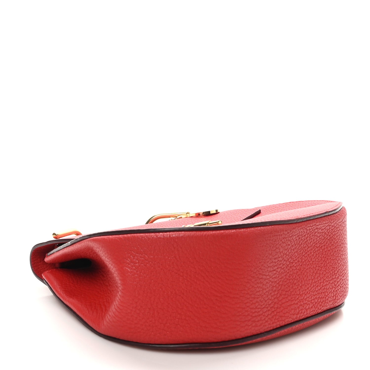 Chloe Grained Lambskin Drew Shoulder Bag Plaid Red 4 of 10