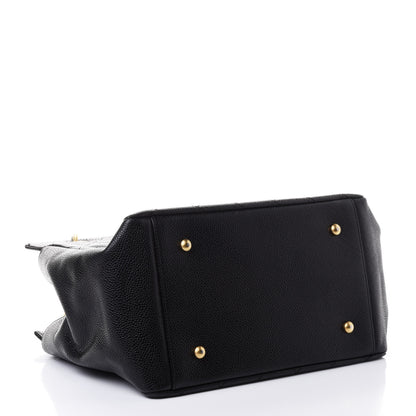 Chanel Caviar Quilted Petit Timeless Tote PTT Black 3 of 4