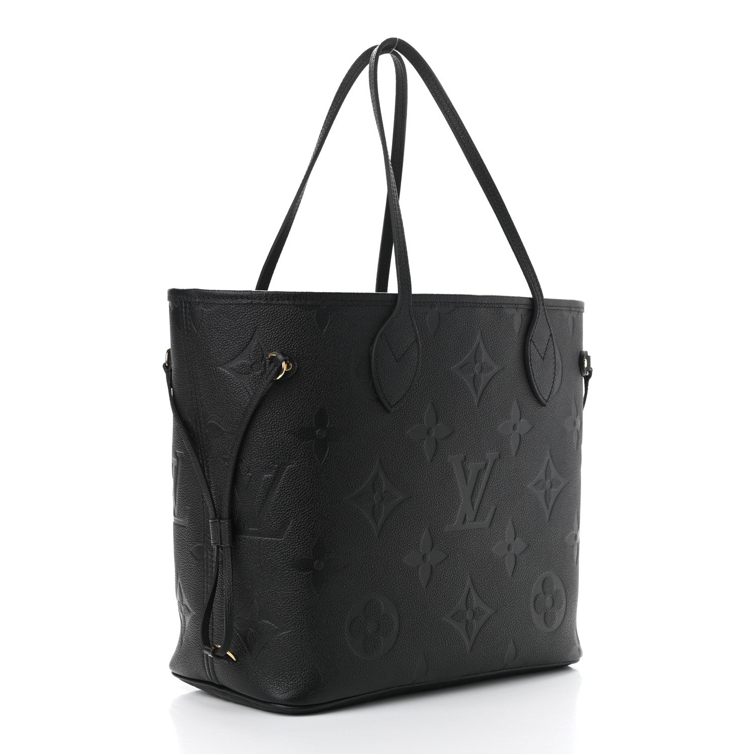 Louis Vuitton Empreinte Monogram Giant Neverfull MM Black 4 of 10