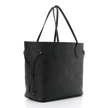 Louis Vuitton Empreinte Monogram Giant Neverfull MM Black 4 of 10