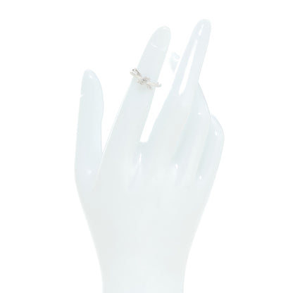 Tiffany 18K White Gold Diamond Small Knot Ring 47 4 2 of 5
