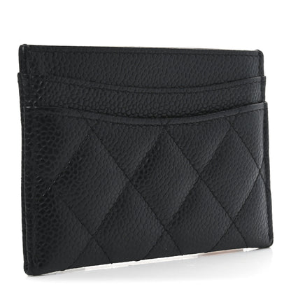Chanel Caviar Quilted Card Holder Black 3 of 8