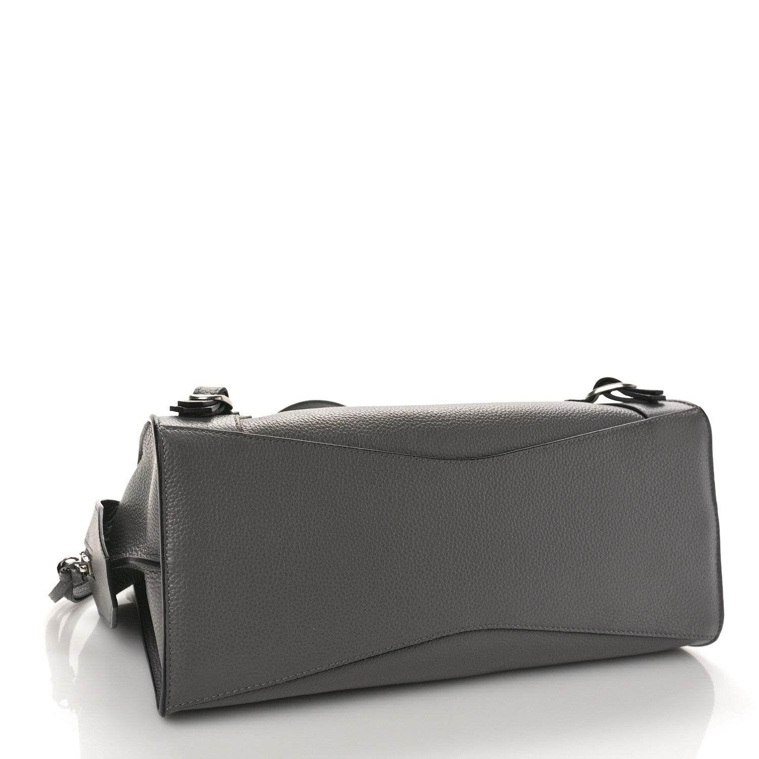 Balenciaga Grained Calfskin Neo Classic Silver Hardware S City Dark Grey 4 of 11