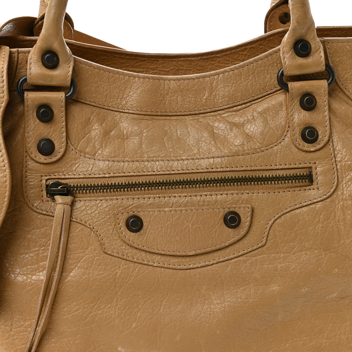 Balenciaga Agneau Classic Hardware Velo Beige Nougatine 8 of 15