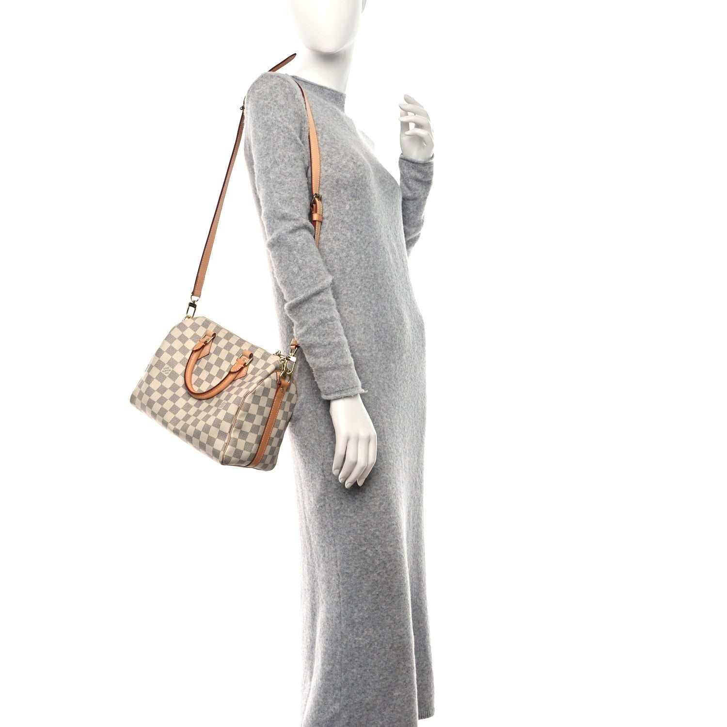 Louis Vuitton Damier Azur Speedy Bandouliere 25 2 of 8