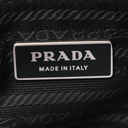 Prada Vitello Front Pockets Shoulder Bag Black 6 of 10