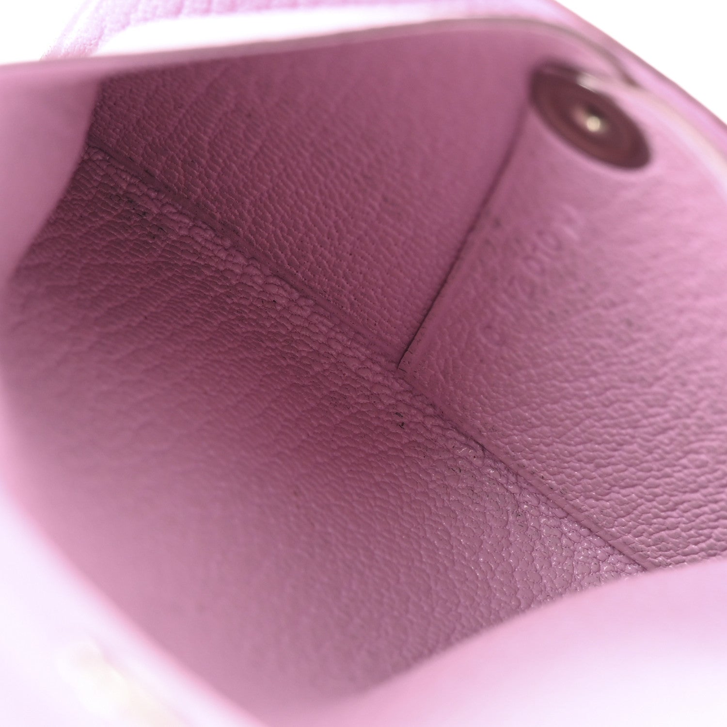 Hermes Chevre Mysore Bastia Coin Purse Mauve Sylvestre 5 of 9