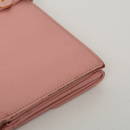 Chanel Grained Calfskin CC Button Wallet Pink 11 of 13