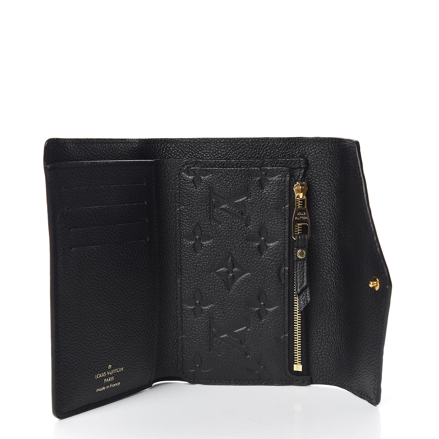 Louis Vuitton Empreinte Compact Curieuse Wallet Black 5 of 10