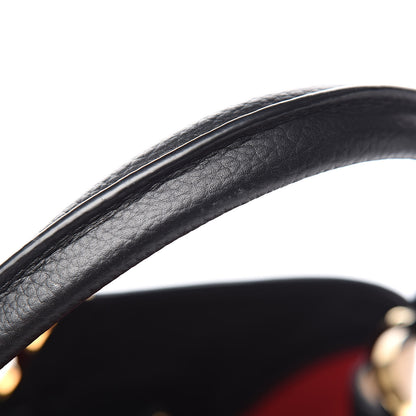 Louis Vuitton Taurillon Capucines MM Black 12 of 13