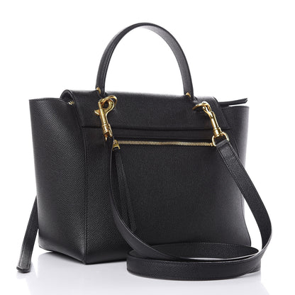 Celine Grained Calfskin Micro Belt Bag Black 3 of 12